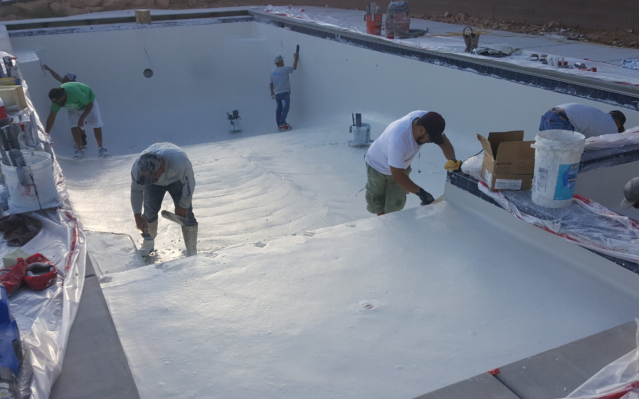 St George Pools - Custom Pool Concrete Plaster