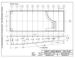St George Pools - Fiberglass Pool Excavation Plan