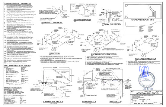 St George Pools - Fiberglass Pool Engineering Plan
