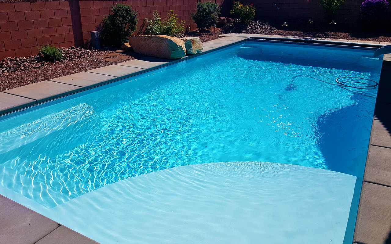 St George Pools - Rectangle Fiberglass Pool 03