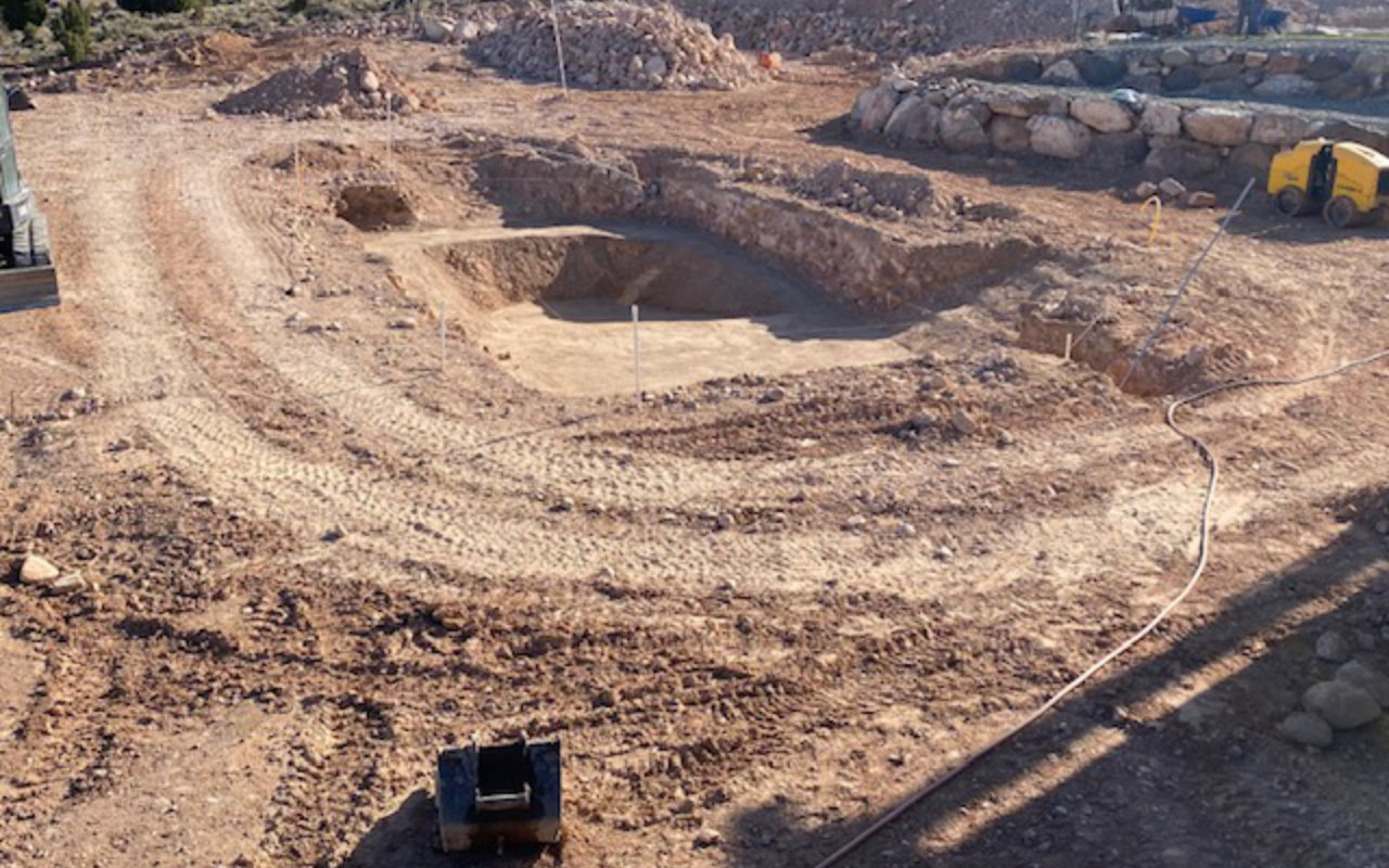 St George Pools - Vinyl Liner Pool Build Process - Excavation